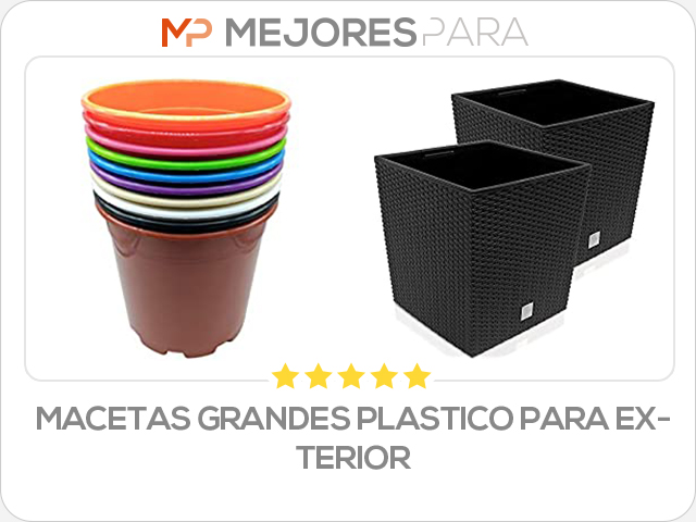 macetas grandes plastico para exterior