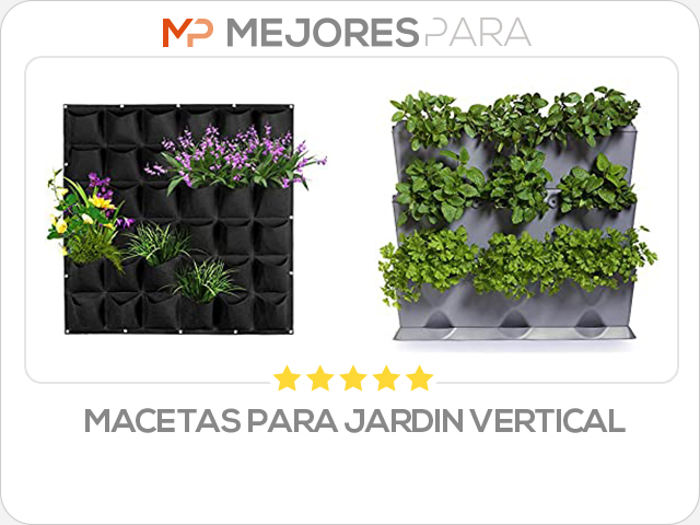 macetas para jardin vertical