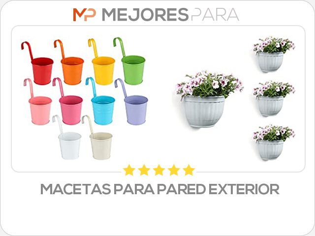 macetas para pared exterior