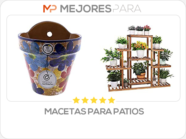 macetas para patios