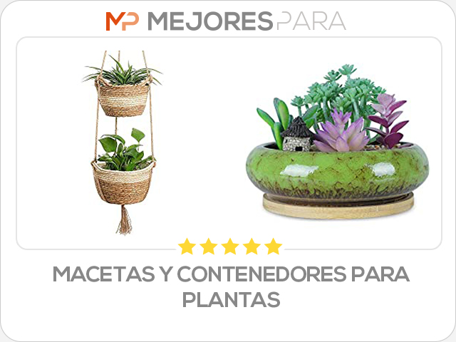 macetas y contenedores para plantas