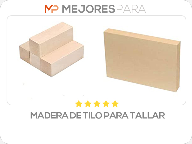 madera de tilo para tallar