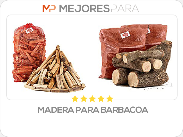 madera para barbacoa