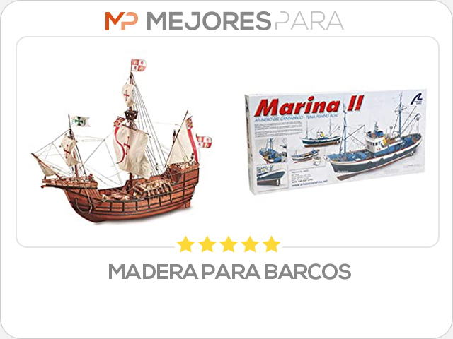 madera para barcos