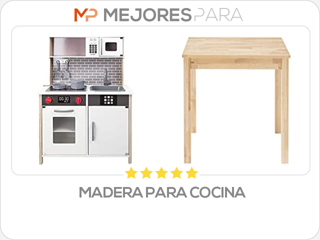 madera para cocina