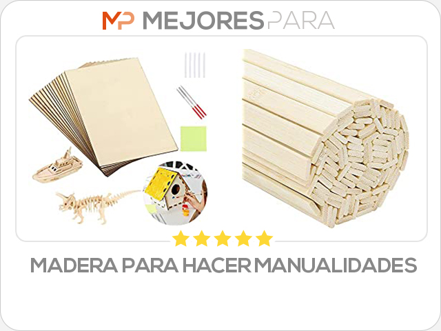 madera para hacer manualidades