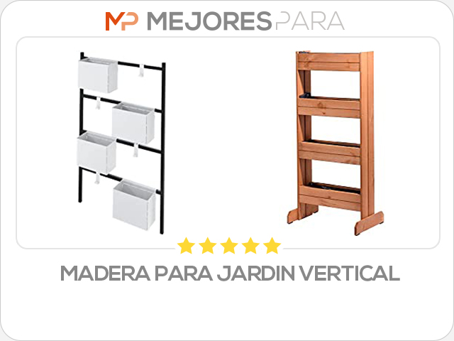 madera para jardin vertical