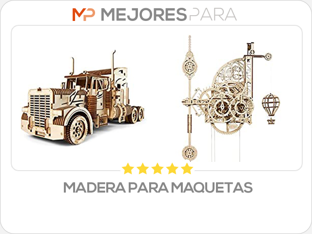 madera para maquetas