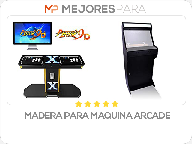 madera para maquina arcade