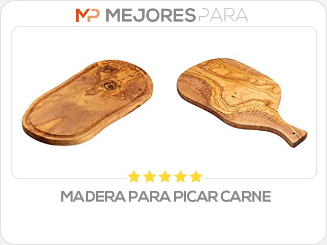 madera para picar carne