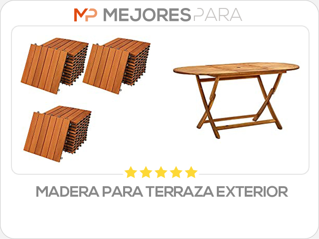 madera para terraza exterior