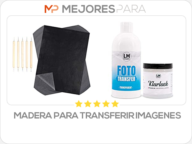 madera para transferir imagenes