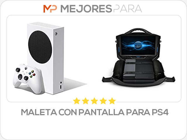 maleta con pantalla para ps4