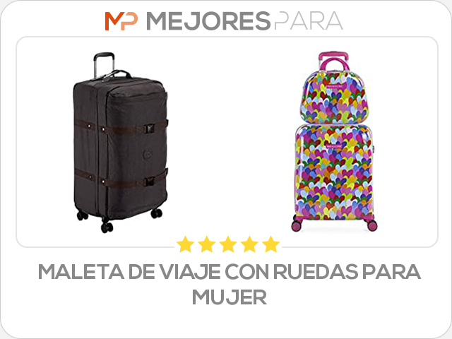 maleta de viaje con ruedas para mujer