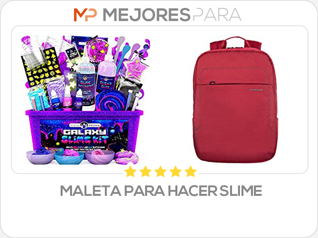 maleta para hacer slime