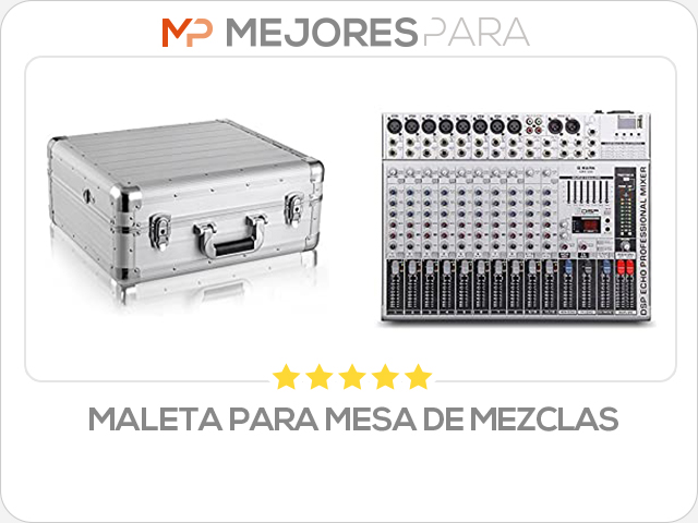 maleta para mesa de mezclas