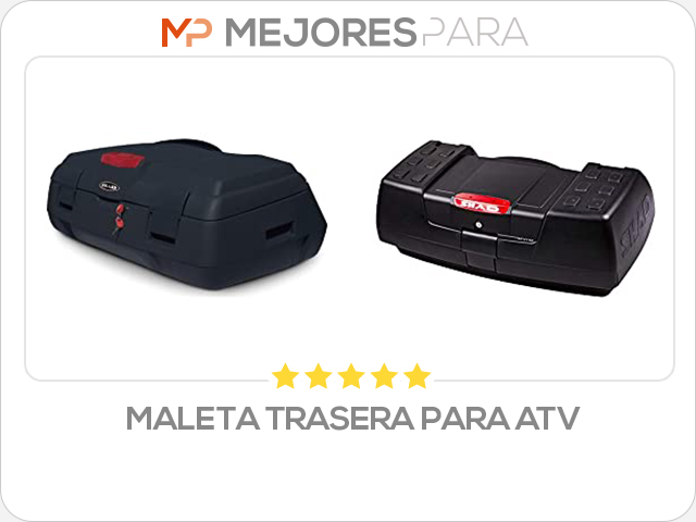 maleta trasera para atv