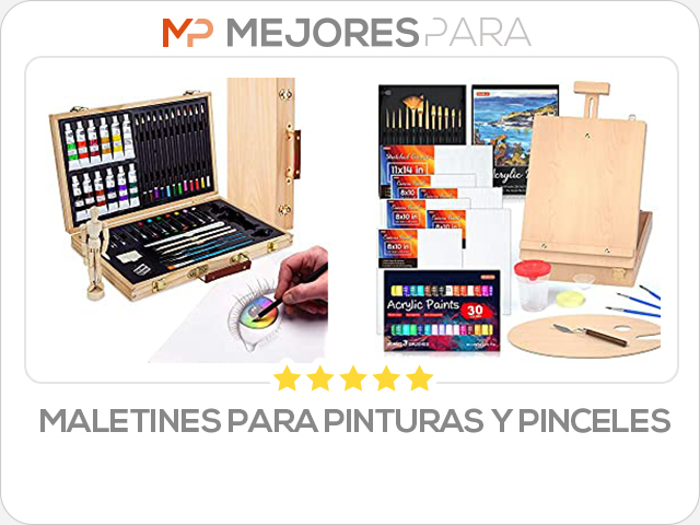 maletines para pinturas y pinceles