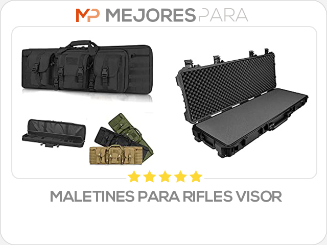 maletines para rifles visor