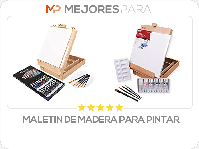 maletin de madera para pintar