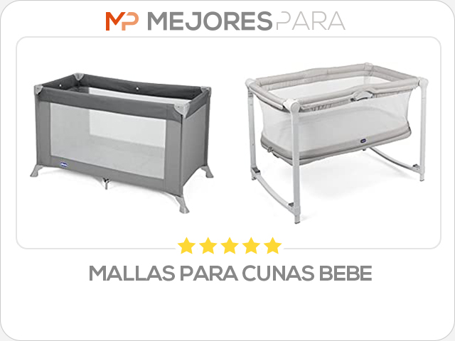 mallas para cunas bebe