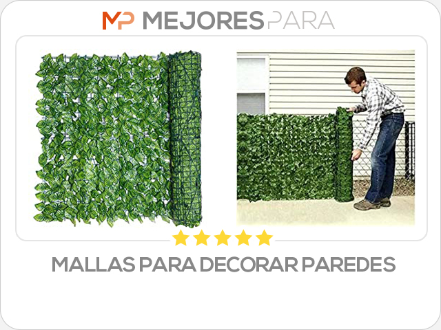 mallas para decorar paredes