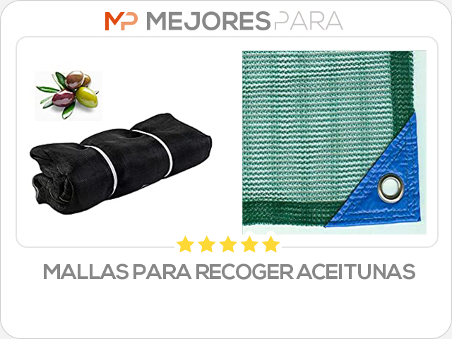 mallas para recoger aceitunas