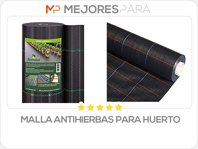 malla antihierbas para huerto