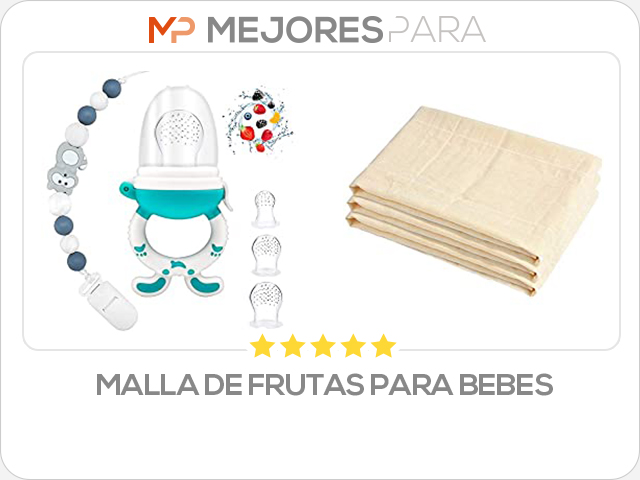 malla de frutas para bebes