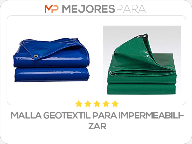 malla geotextil para impermeabilizar