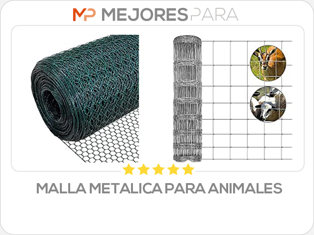 malla metalica para animales