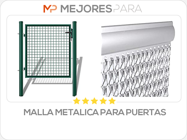 malla metalica para puertas