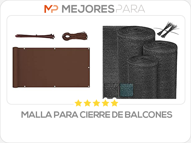 malla para cierre de balcones