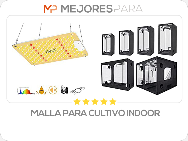 malla para cultivo indoor