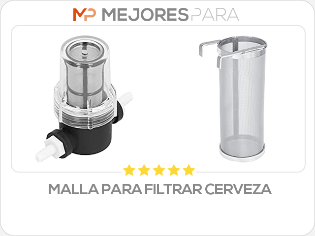 malla para filtrar cerveza