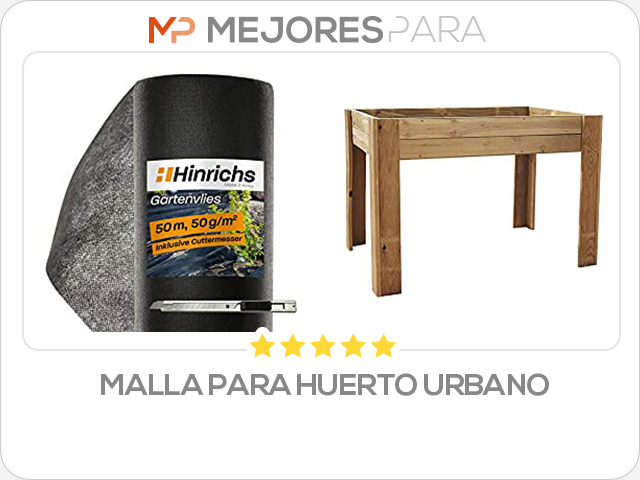 malla para huerto urbano