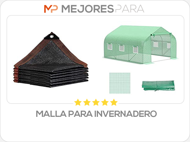 malla para invernadero