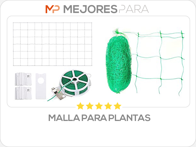 malla para plantas