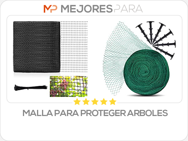 malla para proteger arboles