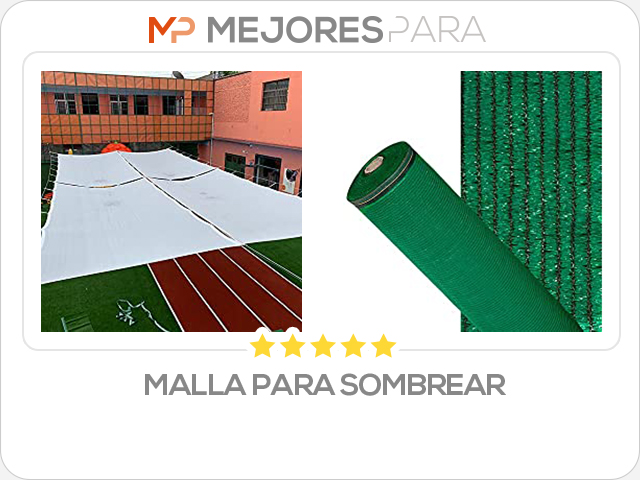 malla para sombrear