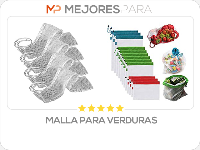 malla para verduras