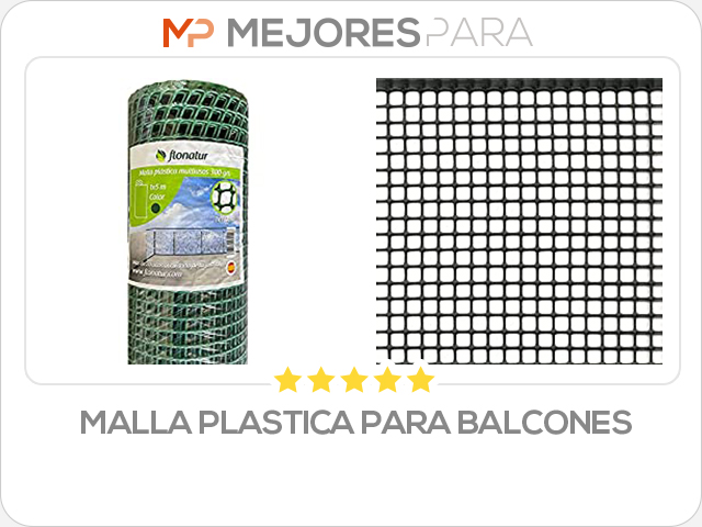 malla plastica para balcones