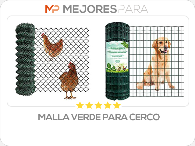 malla verde para cerco