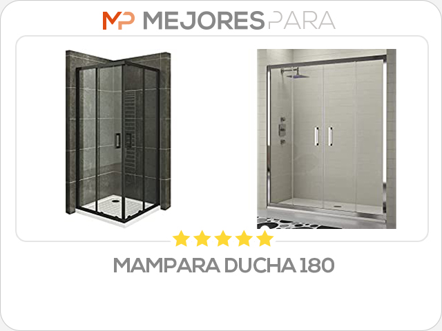 mampara ducha 180