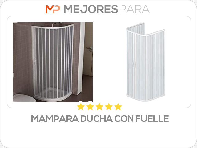 mampara ducha con fuelle