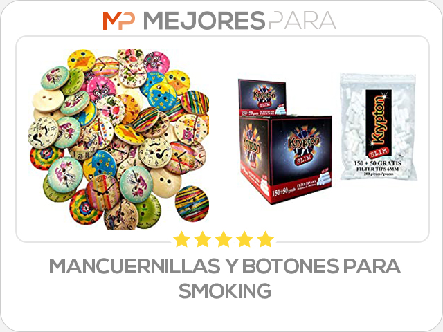 mancuernillas y botones para smoking