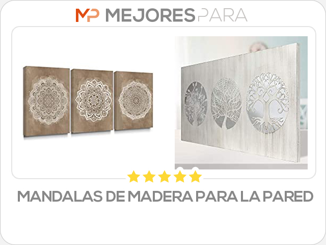 mandalas de madera para la pared