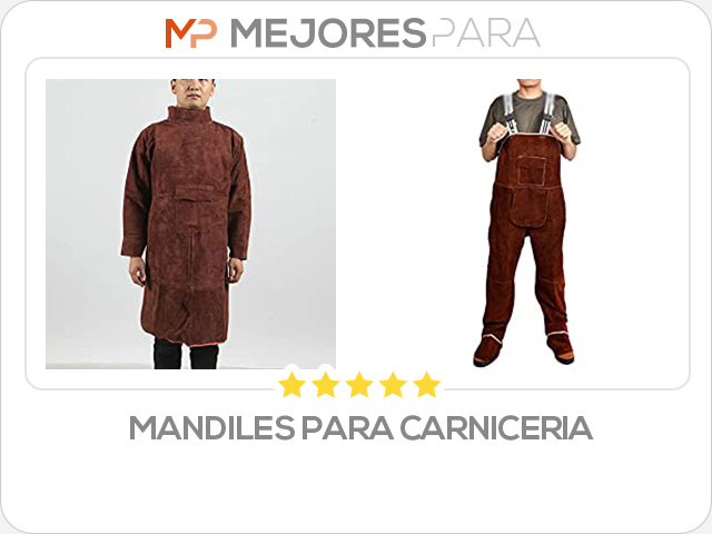 mandiles para carniceria