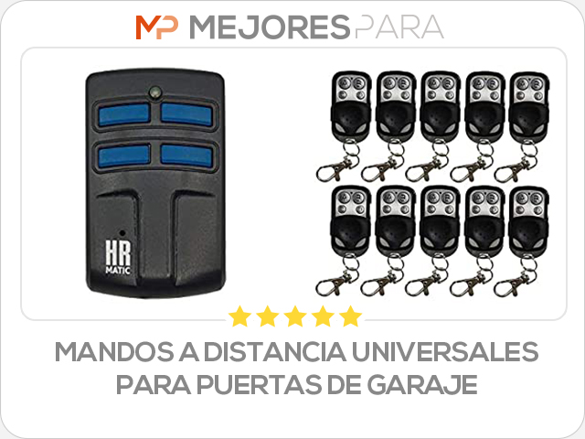 mandos a distancia universales para puertas de garaje