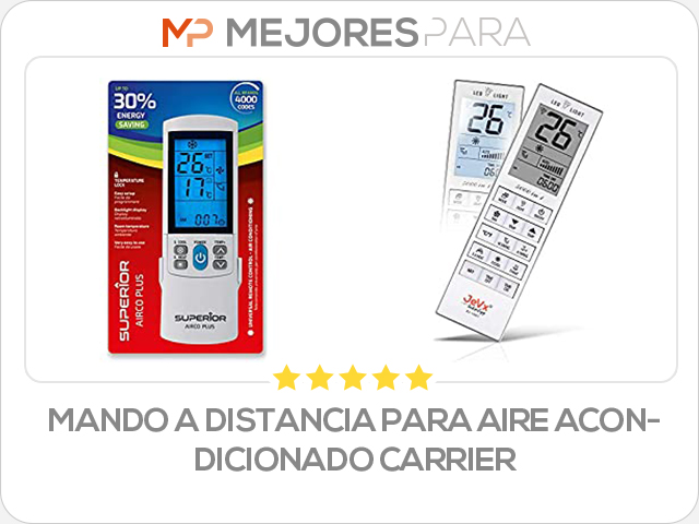 mando a distancia para aire acondicionado carrier